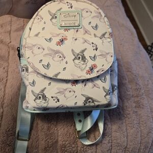 Loungefly Disney Thumper Cream and Blue Mini Backpack
